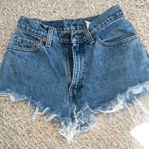 Vintage LEVI jean shorts